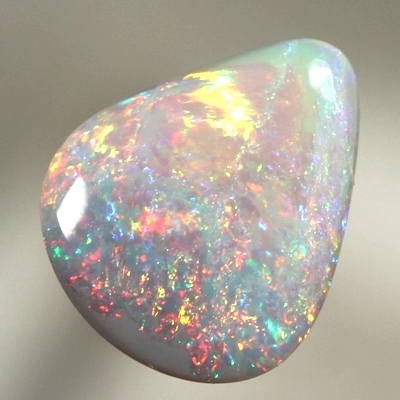 SOLID SEMI BLACK OPAL Bright colours in a Floral Harlequin pattern